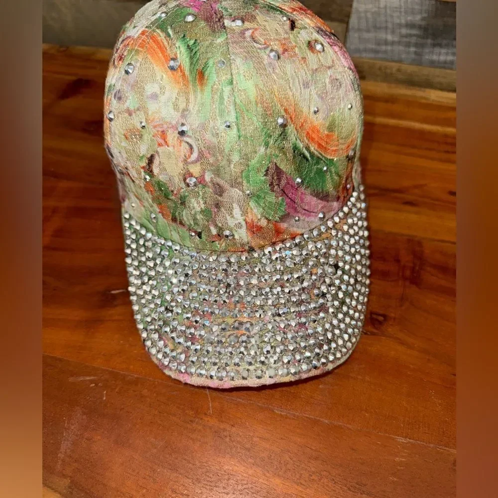 noLLia bling rhinestone adjustable hat